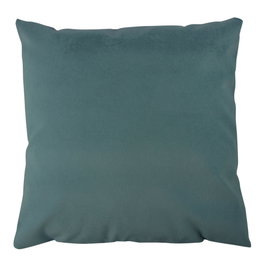 Aberto Design Cojín de Poliéster Azul 43 x 43 cm